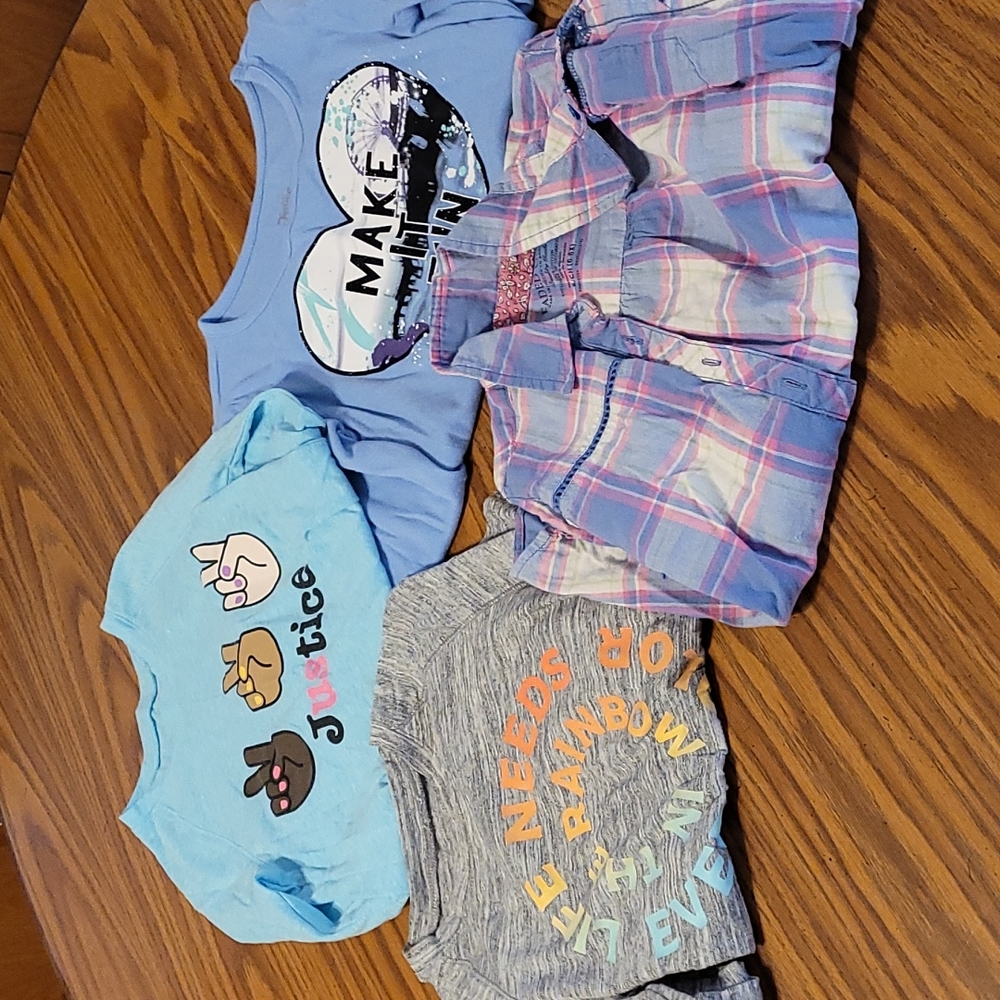 Girl's long sleeve shirts